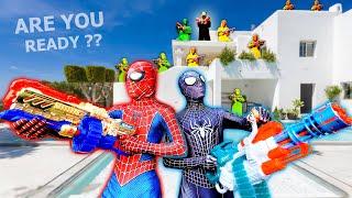 GET SPIDER-MAN's HOUSE BACK !!! ( Nerf War Movie ) By FLife TV