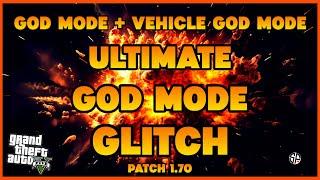 GTA5 ULTIMATE GOD MODE GLITCH | GOD MODE + VEHICLE GOD MODE | GTA ONLINE PATCH 1.70