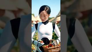 Robot girl future #farmer #ai #robot #future #girl