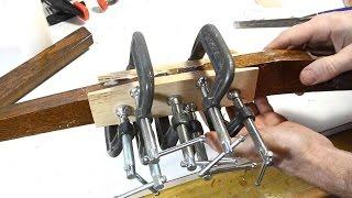 Scarf joint splice chair repair