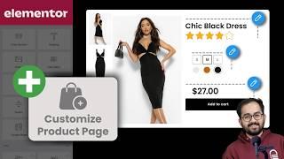 Custom Product Page in Elementor (FREE)