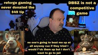 DsP--I was threatened about the cookies, if they tried I would F them up--the end of the react show