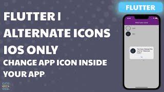 Change app icon within app | FLUTTER | IOS ONLY