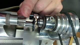 Repivoting a Watch Balance Staff on a Watchmakers Lathe