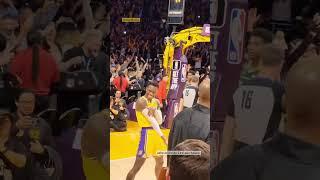 Courtside view of Dennis Schroder’s clutch three 