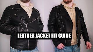 How Should A Leather Jacket Fit You ? - Men's Leather Jacket Fit Guide