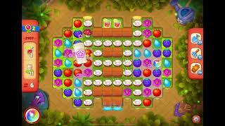 GardenScapes Level 2907 no boosters (14 moves)