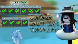 ALL SUMMER TIERS DONE IN MM2 + EFFECTS (showcase)