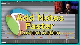 Insert MIDI Notes with Preset Velocity - REAPER DAW Tutorial