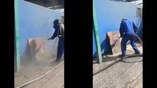 Sponge Blasting vs Conventional Abrasive Blasting.