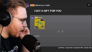 ohnepixel gets gifted a number 1 skin