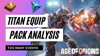 AOO - Titan Equipment Pack Cost Analysis - and Bingo event pack recommendations