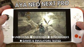 AYA NEO NEXT PRO Review - AMD Ryzen 7 5825U Windows gaming handheld - benchmarks, games & emulators