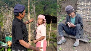 jungle man's love for his wife || a village family in Nepal || rural Nepal