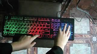 DSCF4143  Работа клавиатуры с RGB подсветкой.