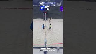 Such a difficult great game of volleyball  They pulled all the balls and threw them all into the net