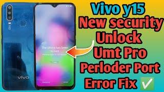 Vivo y15 (1901) new security unlock umt 2024