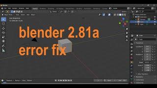 blender 2.81a crashes on launch error fix with cmd