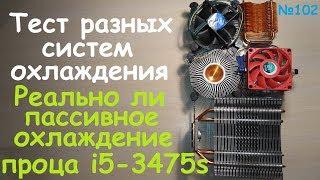 Пассивное охлаждение на Intel i5-3475S TDP 65 Вт - радиатор Zalman CNPS10X vs box vs чипсет - тест