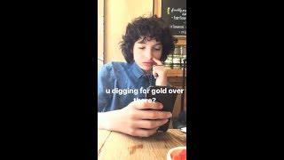 Noah Schnapp Insta Story feat. Finn Wolfhard