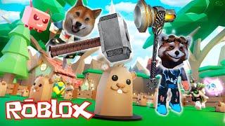 Играем в СИМУЛЯТОР крота в РОБЛОКС Wack A Mole Simulator ROBLOX! Лупим кротов.