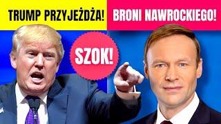 TRUMP PRZYJEDZIE DO POLSKI! BRONI NAWROCKIEGO!