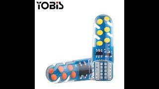 Muelitas Led 12v T10 12smd COB Estrobo Strober Flash