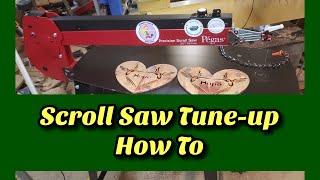 Scroll Saw Tune-up How To - New Pegas Scroll Saw