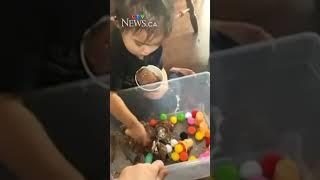 Toddler hears for first time after innovative surgery
