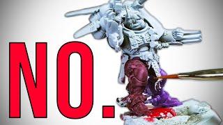 THIS is what happens with Cheap Paints on Warhammer