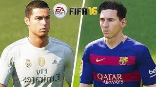 FIFA 16 Gameplay - Barcelona vs Real Madrid [1080p HD 60FPS] El Clasico