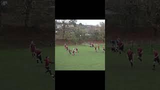 Shouts for a RED CARD! But Referee Says YELLOW! What do YOU Think? #grassrootsfootball #shorts