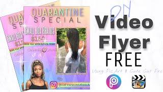 Free Video Flyer DIY for your Business | Make a Flyer on IPhone for Instagram