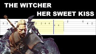 THE WITCHER - Her Sweet Kiss (Easy Guitar Tabs Tutorial)