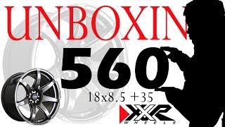 XXR 560 18x8.5 +35 Wheel Rim Unboxing