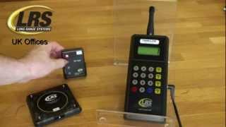 POS OF AMERICA T9550LCM Customer and Waiter Paging Transmitter from LRS Long Range Systems