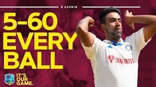 ️ Ravichandran Ashwin Takes 5-60 In First Test |  Watch EVERY Ball | West Indies v India 2023