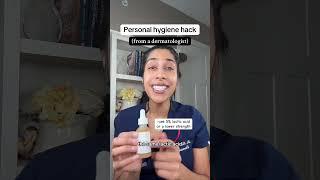 Personal hygiene hack from a dermatologist #bodyodor #darkunderarms
