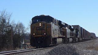 CSX ES40DC 5305 w/ Nice K5LA Leads Intermodal I126 on 2/19/22