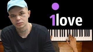 Элджей - 1love ● караоке | PIANO_KARAOKE ● ᴴᴰ + НОТЫ & MIDI