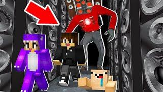 ПОБЕГ ОТ СПИКЕРМЕН ИЗ МУЗЫКАЛЬНОГО ЛАБИРИНТА В МАЙНКРАФТ! SPEAKERMAN MINECRAFT