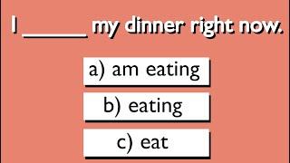 Present Continuous | Grammar quiz