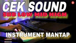 CEK SOUND INSTRUMENT PALING DI TUNGGU - COCOK BUAT TEST SUB LOW MID HIGH