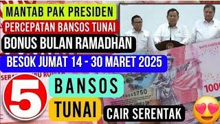 YES AKHIRNYA ‼️ PERCEPATAN PENCAIRAN BANSOS MARET 2025 THR LEBARAN? (5) BANTUAN INI SEGERA CAIR