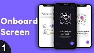 Flutter Onboarding Screen - Shop App Flutter - Episode 1