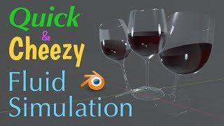 Blender 2.8 : Fluid Simulation using Rigid Body Physics