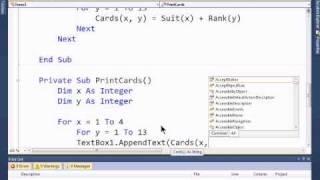 Visual Basic 2010 Express Tutorial 14 - Making A Multidimensional Array and Matrix