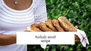 Easy to Make Turkish Simit Bread Recipe