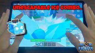 Ice UNESCAPABLE Bounty Hunting Mobile (With Handcam!) | Blox Fruit