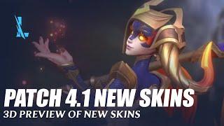 Patch 4.1 New Skins 3D Preview - Wild Rift